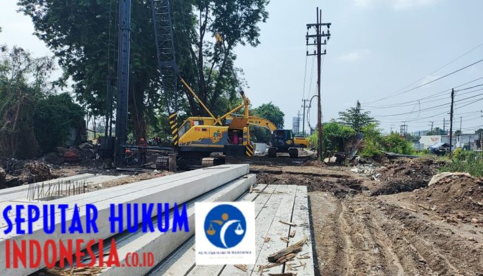 Proyek Frontage Road Ruas Delta Sari arah Waru Capai 54 Persen