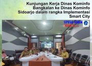 Implementasi Smart City, Dinas Kominfo Bangkalan Berkunjung ke Dinas Kominfo Sidoarjo