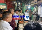 Satgas Pangan Bareskrim Polri bersama Polda Jatim Sidak Pasar Sentra Beras