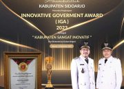 Sidoarjo Dinobatkan Kabupaten Sangat Inovatif Di Ajang IGA 2023 Oleh Kemendagri