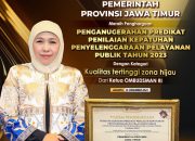 Nilai Kepatuhan Pelayanan Publik Capai 88,81 Predikat Kualitas Tertinggi, Pemprov Jatim Raih Penghargaan Ombudsman R