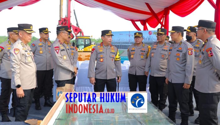 Kapolri Kunjungi Groundbreaking Pembangunan Polres Di IKN