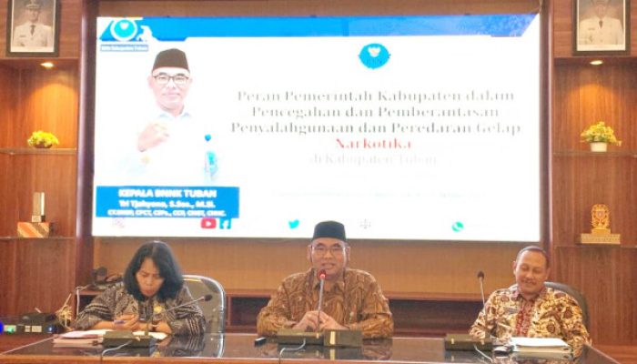 BNN Tuban : Survey Tahun 2023, Kasus Penyalagunaan Narkoba Alami Penurunan