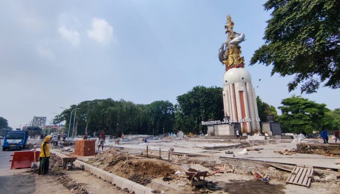 Wajah Alun-alun Sidoarjo Kini Tampak Estetik dan Bersih Tanpa Kabel