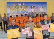 Polresta Sidoarjo Amankan Sembilan Tersangka Pengedar Sabu