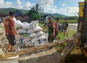 Lembur, TNI Bersama Bulog Serap 21,3 Ton Gabah Petani di Pacitan