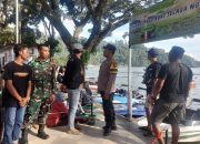 Ramai Saat Libur Lebaran, Sertu Gunaris Beri Jaminan Keamanan di Telaga Ngebel