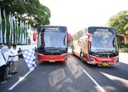 Wabup Banyuwangi Lepas Ratusan Peserta Mudik Balik Gratis 2025