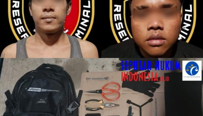 UNIT RESMOB SATRESKRIM POLRESTABES SURABAYA UNGKAP KASUS CURAT SPESIALIS MINIMARKET, 2 PELAKU DITANGKAP