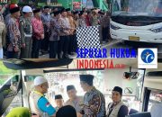 Suasana Haru dan Khidmat Pelepasan JCH, Kapolres Pamekasan Bersama Bupati Sapa JCH Kloter 49